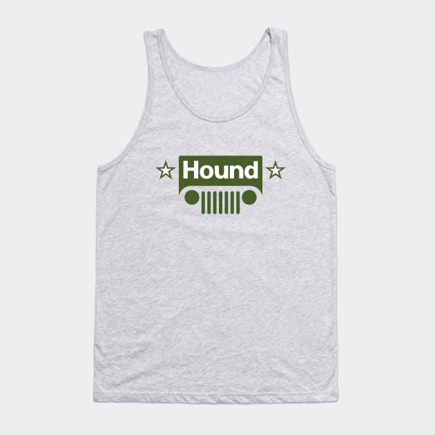 Hound (light background) Tank Top by lonepigeon